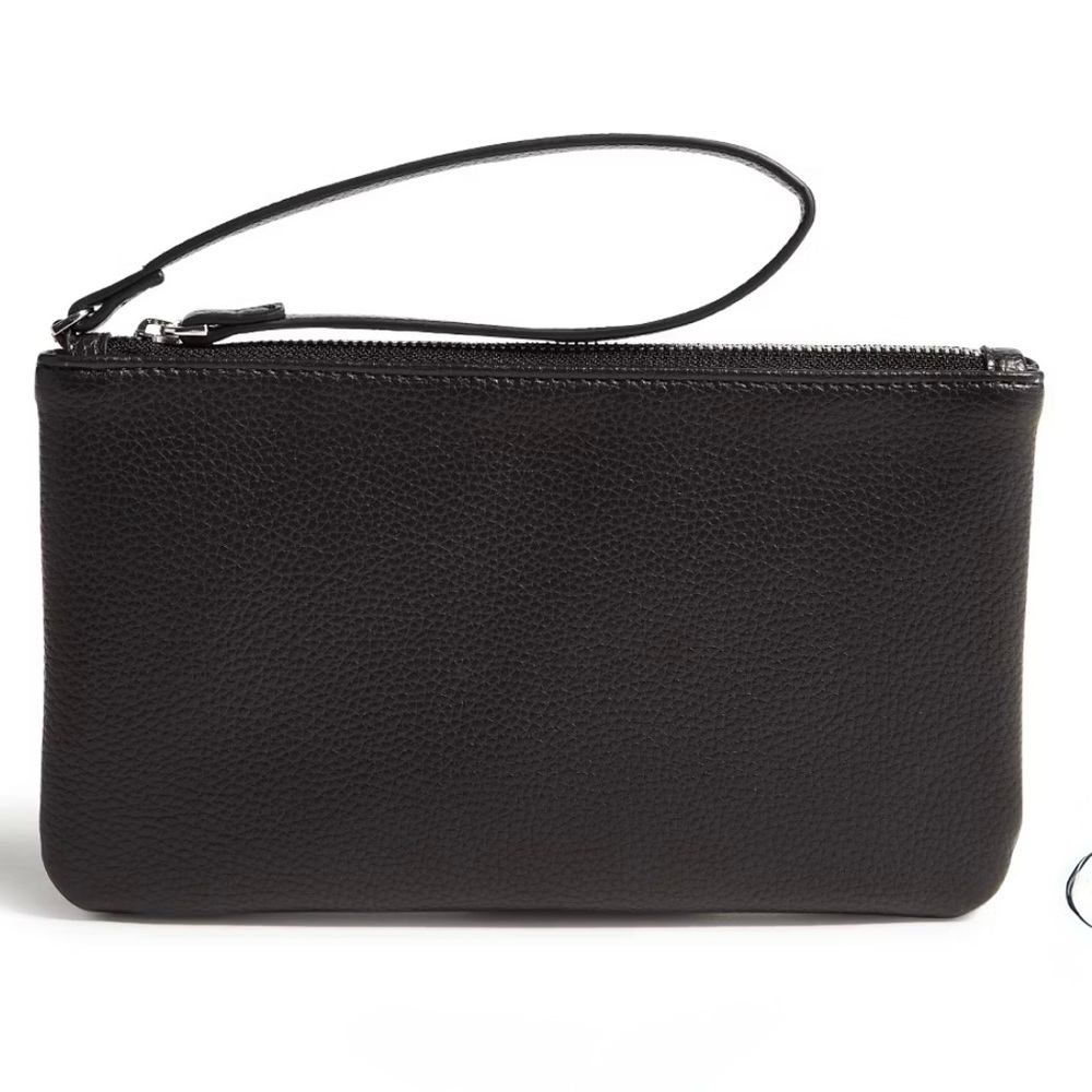 Faux Leather Wristlet Bag NWOT